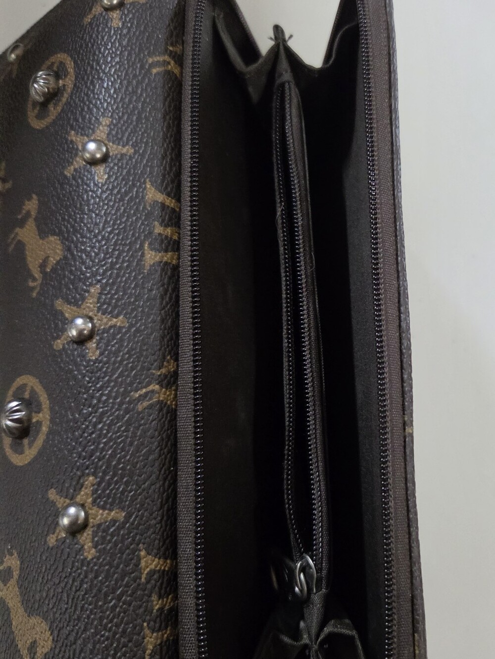 Montana West Monogram Western Handbag & Matching Wallet Set - Picture 6 of 6